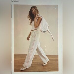 Altar'd State Pit Stop Bow Sweatpants, Pit Stop Bow Sleeve Pullover (Matching)